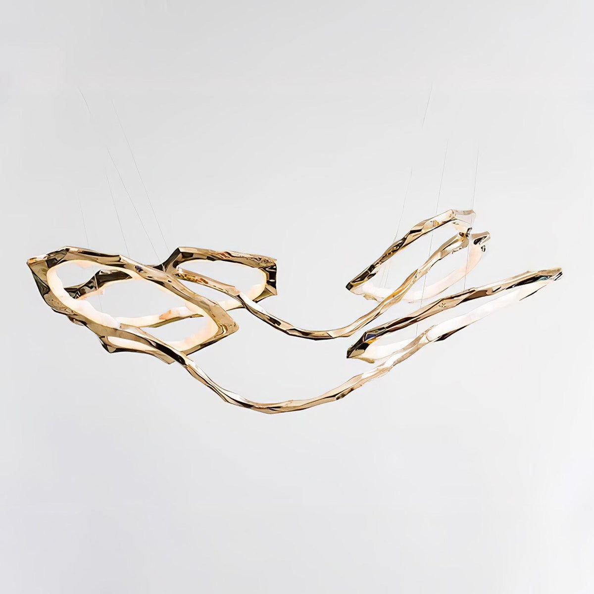 Aballs Cloud Rings Series candelabru din alamă