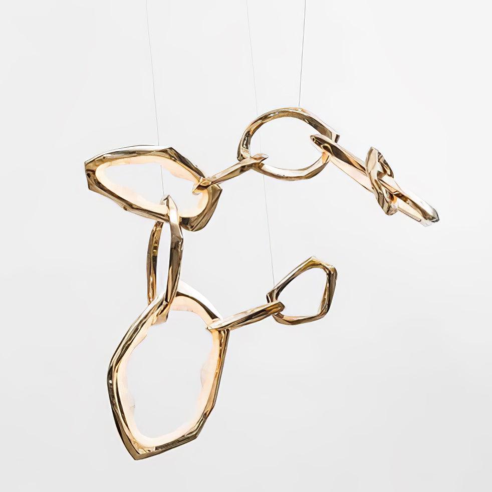 Aballs Cloud Rings Series candelabru din alamă