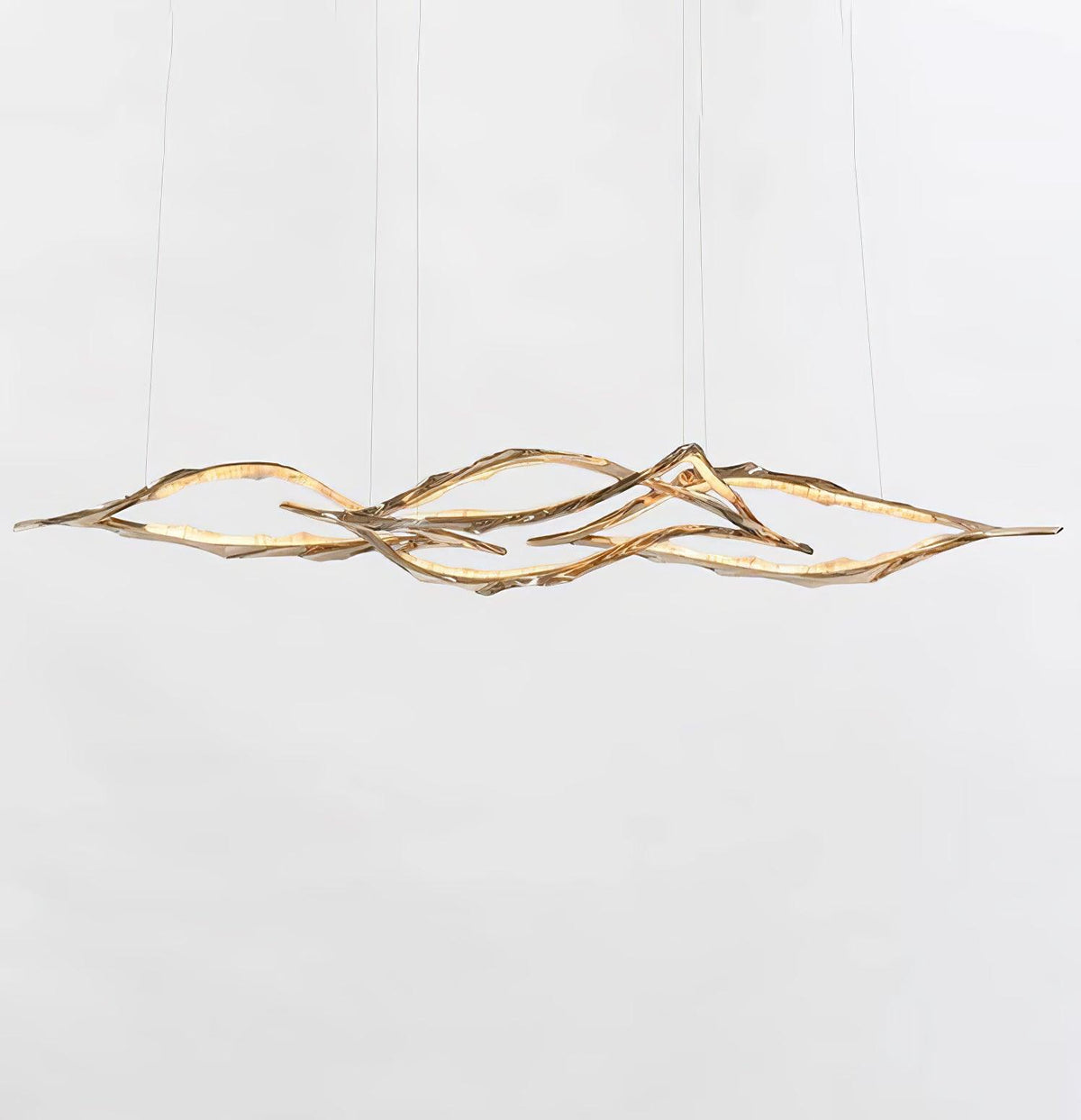 Aballs Cloud Rings Series candelabru din alamă