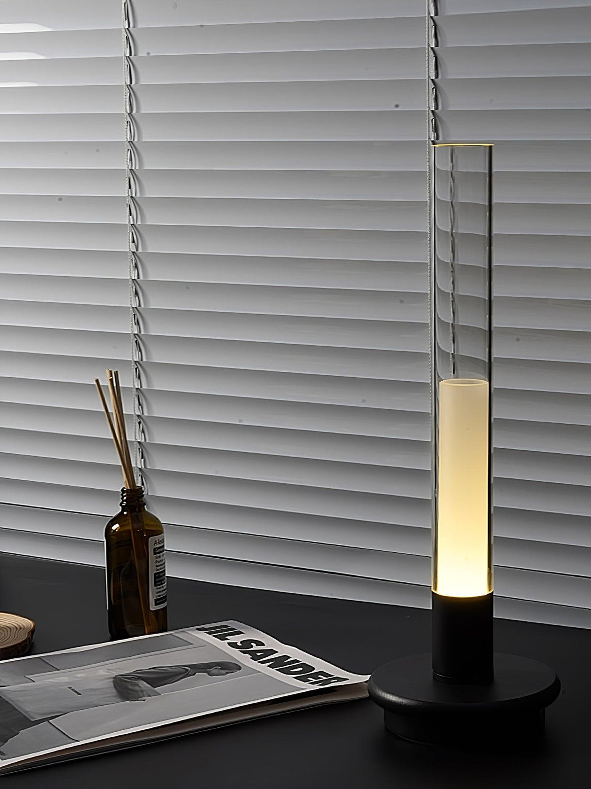 Tevi acril lampă de masă minimalistă