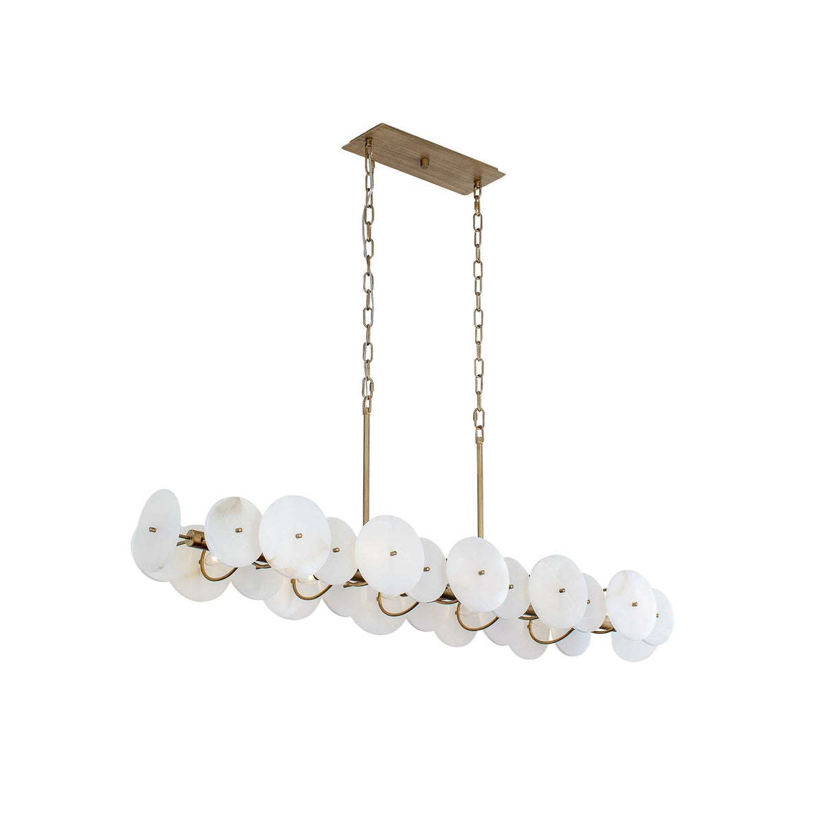 Avenoena candelabru liniar din alabastru