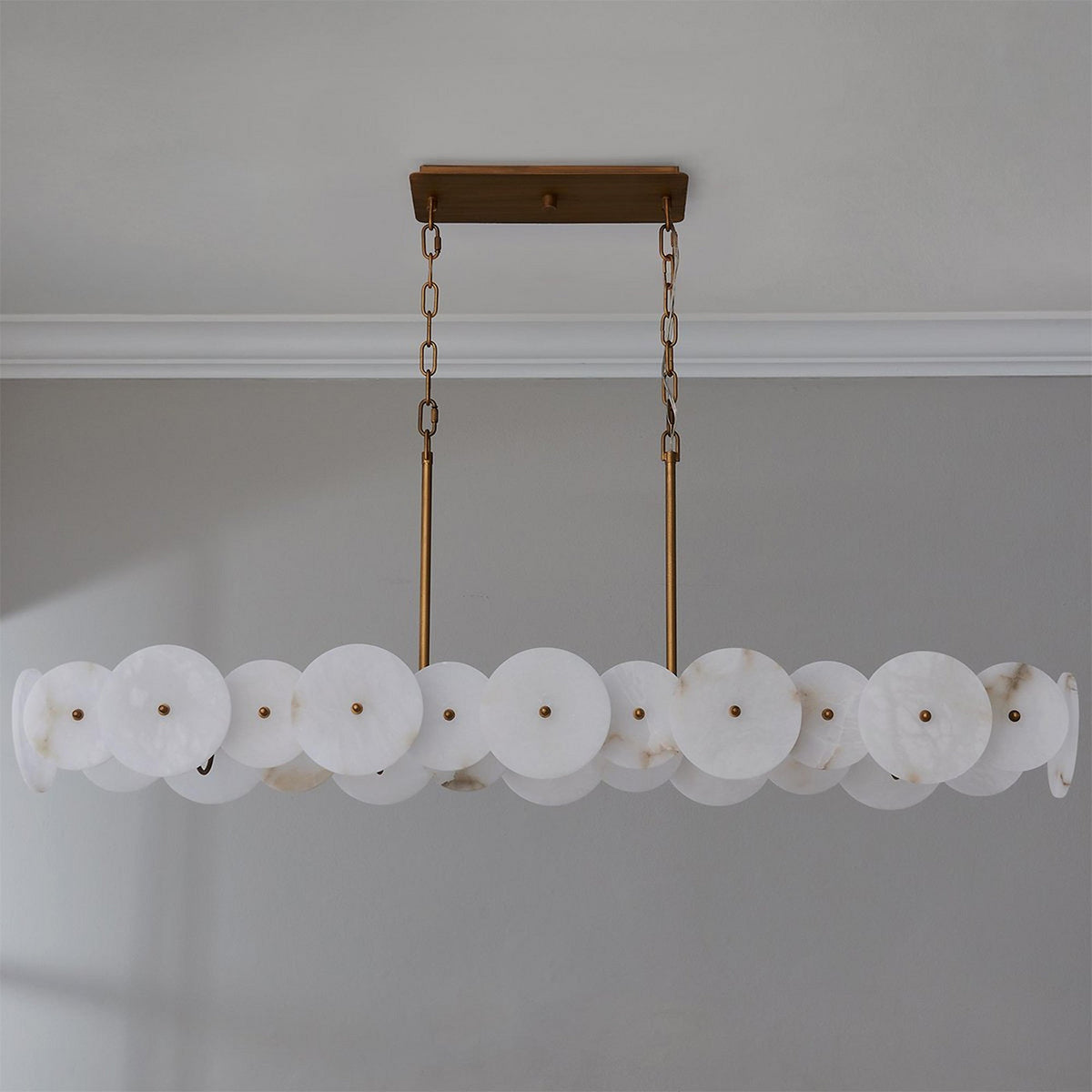 Avenoena candelabru liniar din alabastru