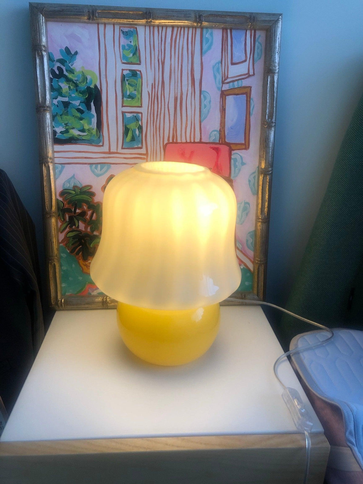Holg lampă de masă din ceramică, de lux