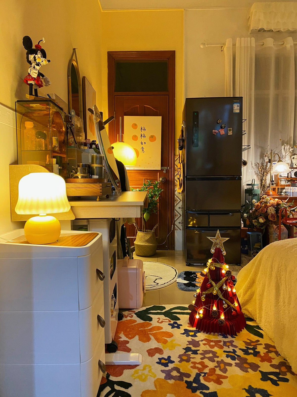 Holg lampă de masă din ceramică, de lux