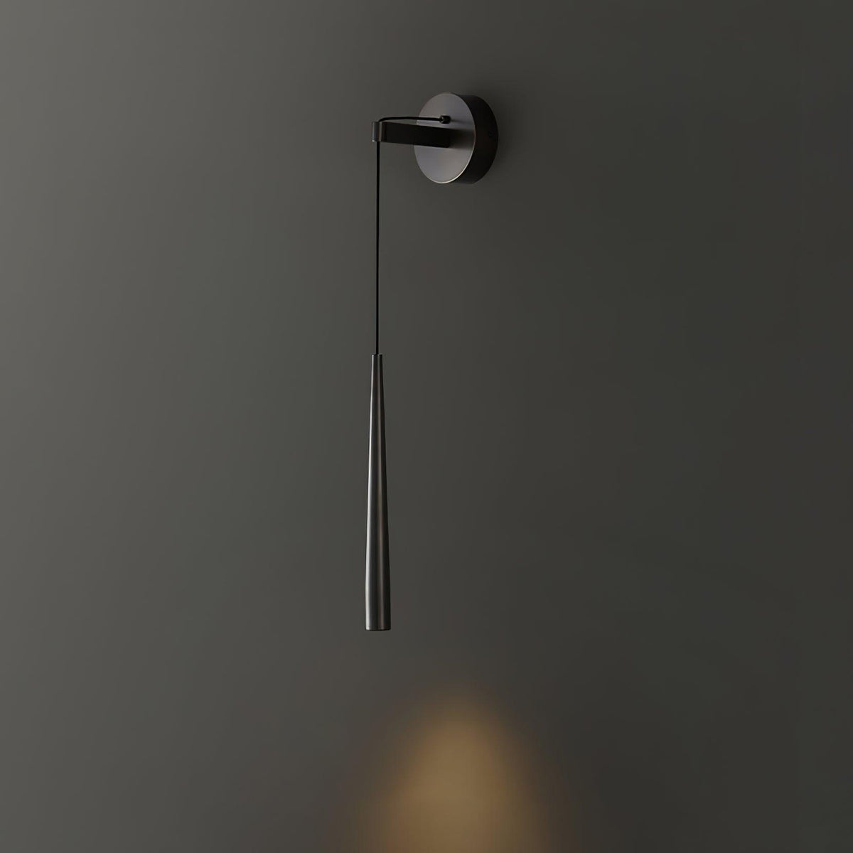 Dava aplică de perete din cristal, modernă, minimalistă, conică