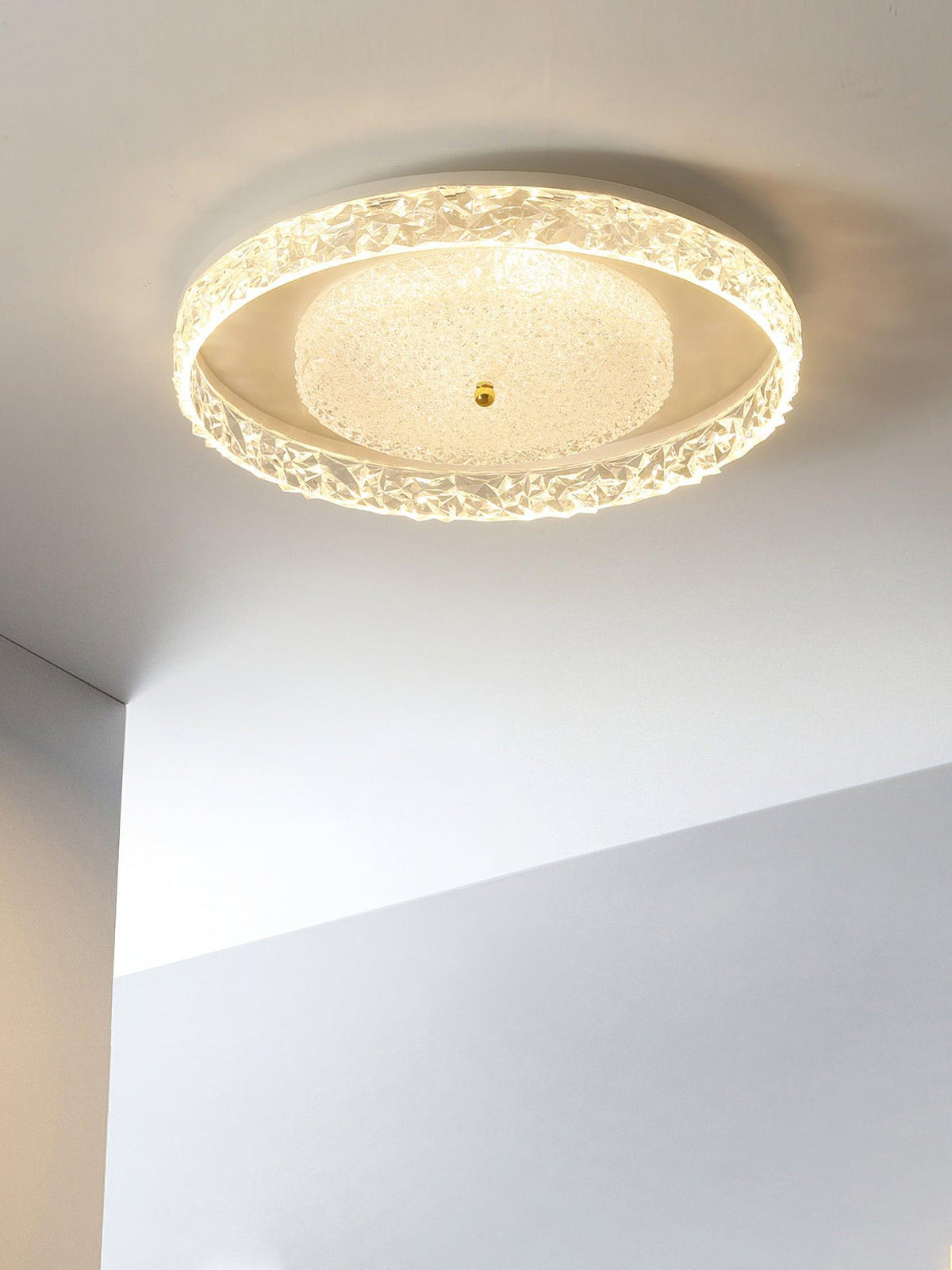 Bia plafonieră integrată cu cristal în stil postmodern de lux