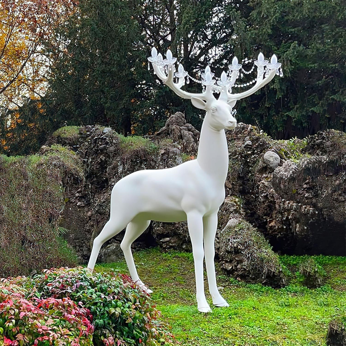 Stag Sculpture lampadar