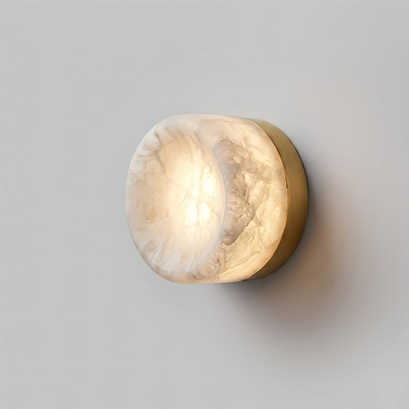 Opal Disc aplică de perete din alabastru