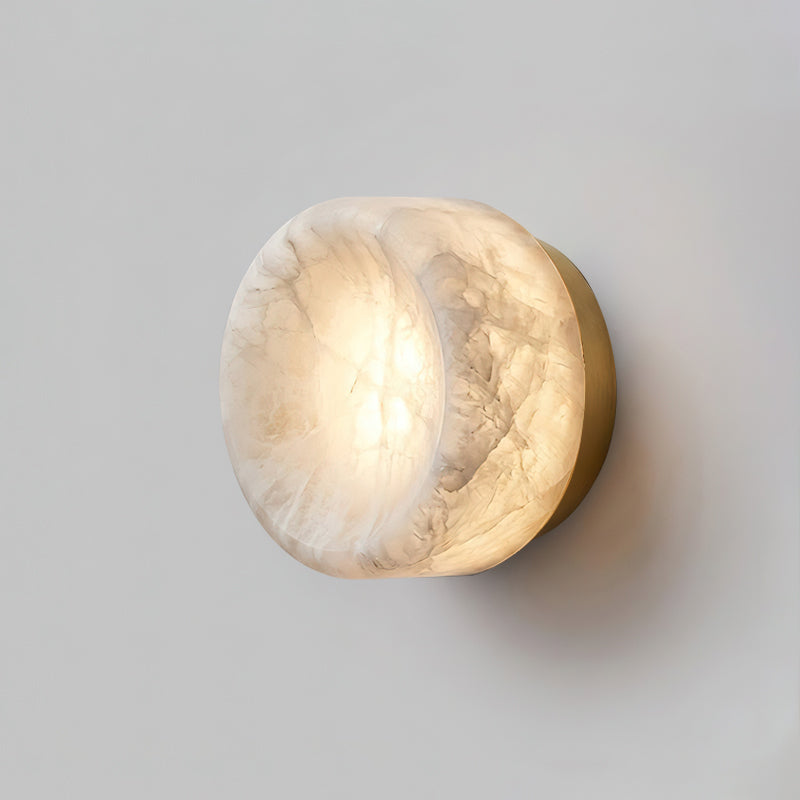 Opal Disc aplică de perete din alabastru