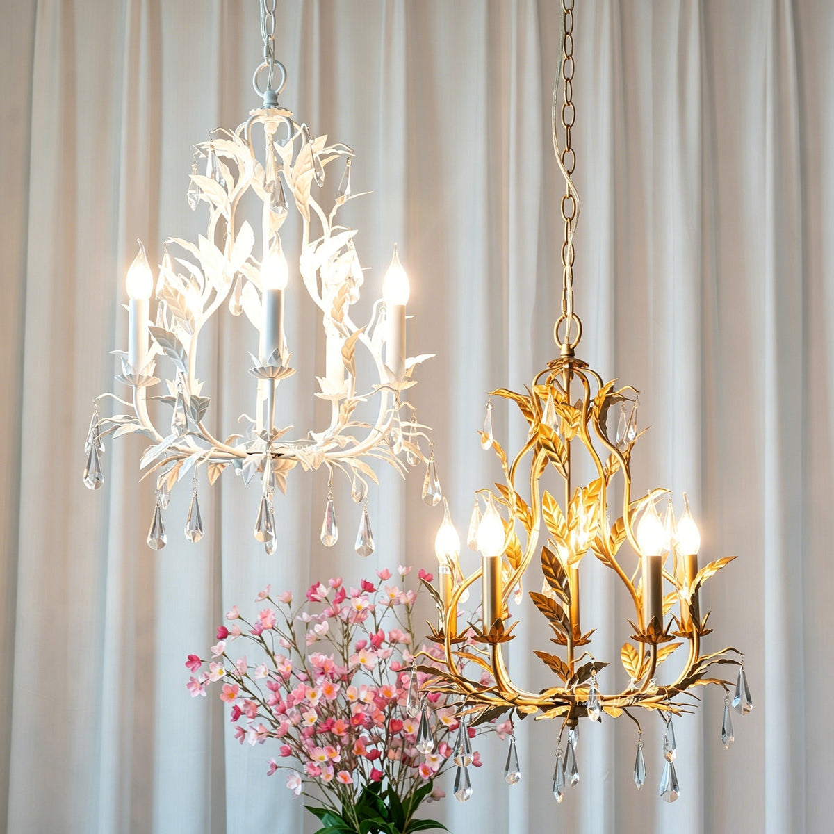 Fioravane candelabru din cristal