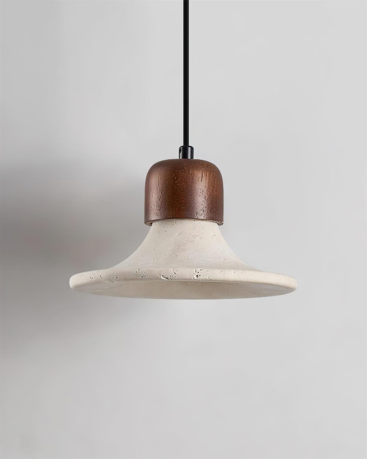 Serinise lampă suspendată Formă Clopot travertin