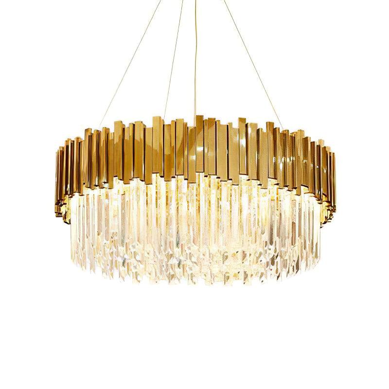 Avenu candelabru Aur cristal auriu