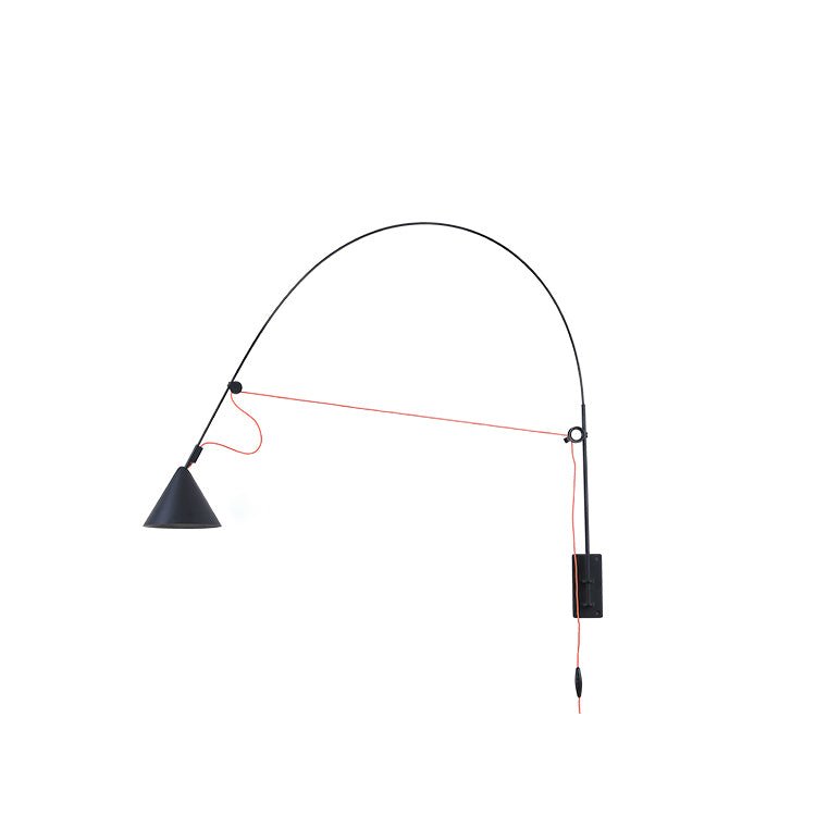 Noraette aplică de perete, minimalistă, arcuită, conică