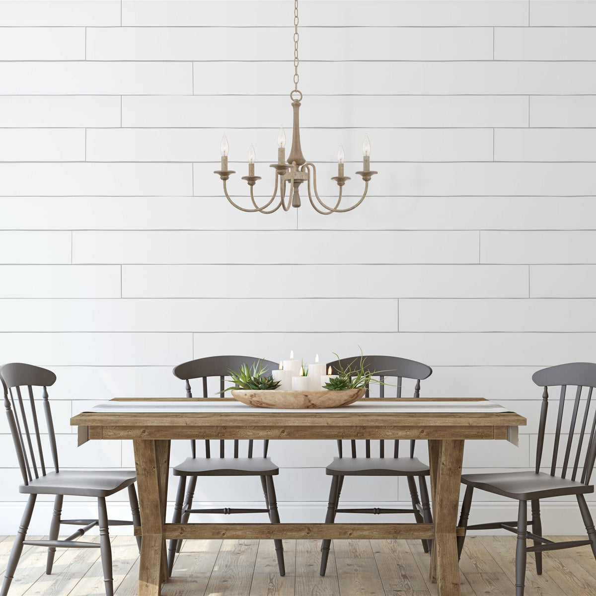 Barnwood candelabru