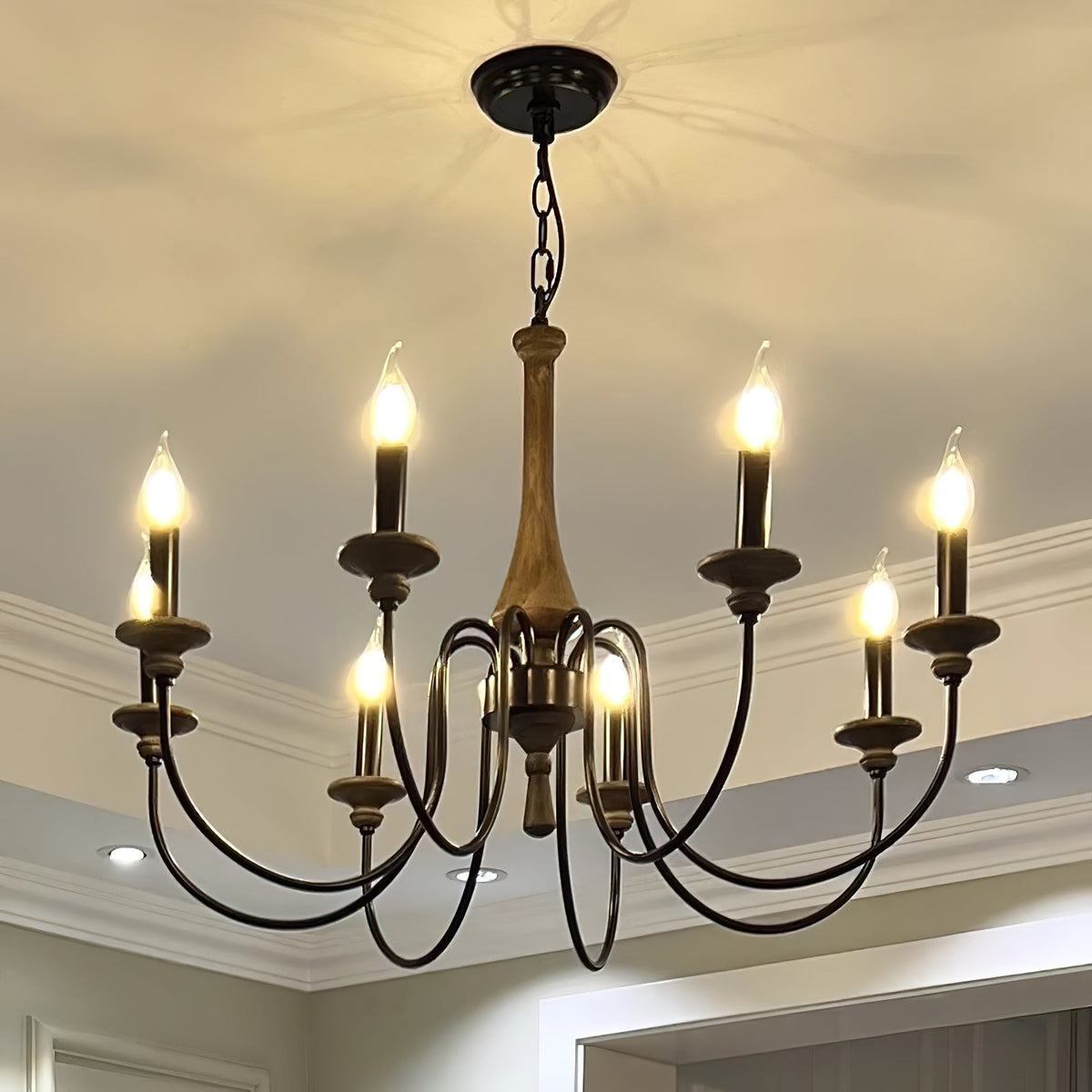 Barnwood candelabru