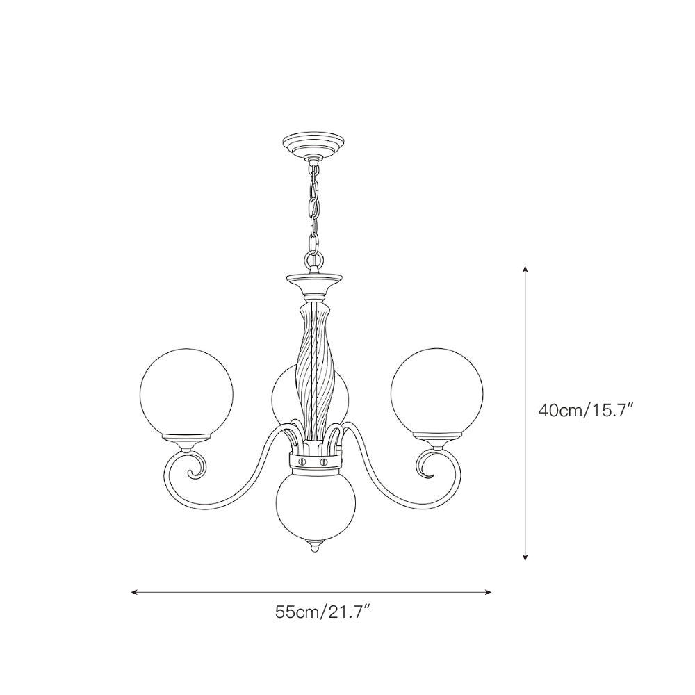Roselune candelabru