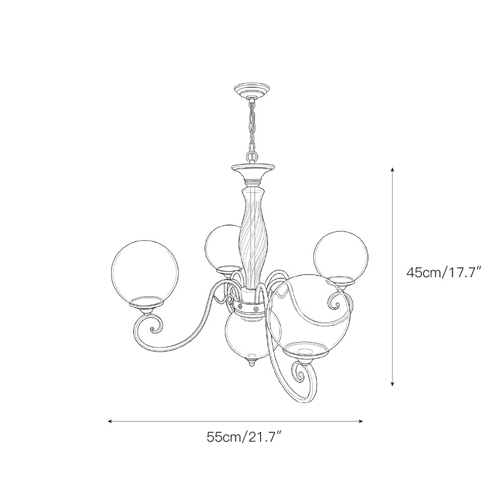 Roselune candelabru