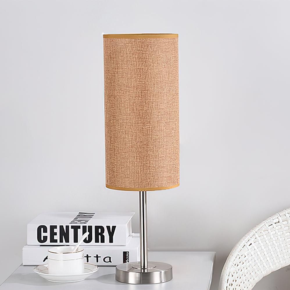 Brirel lampă de masă minimalistă cu abajur textil