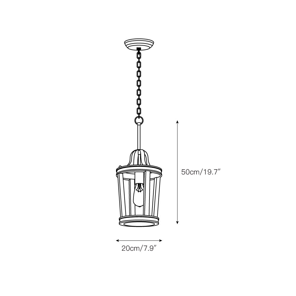 Loden lampă suspendată