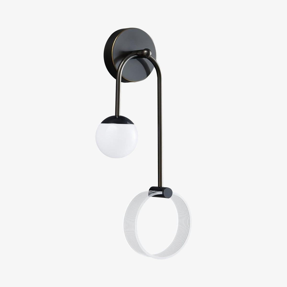 Warren aplică de perete din alamă, modernă, minimalistă, LED