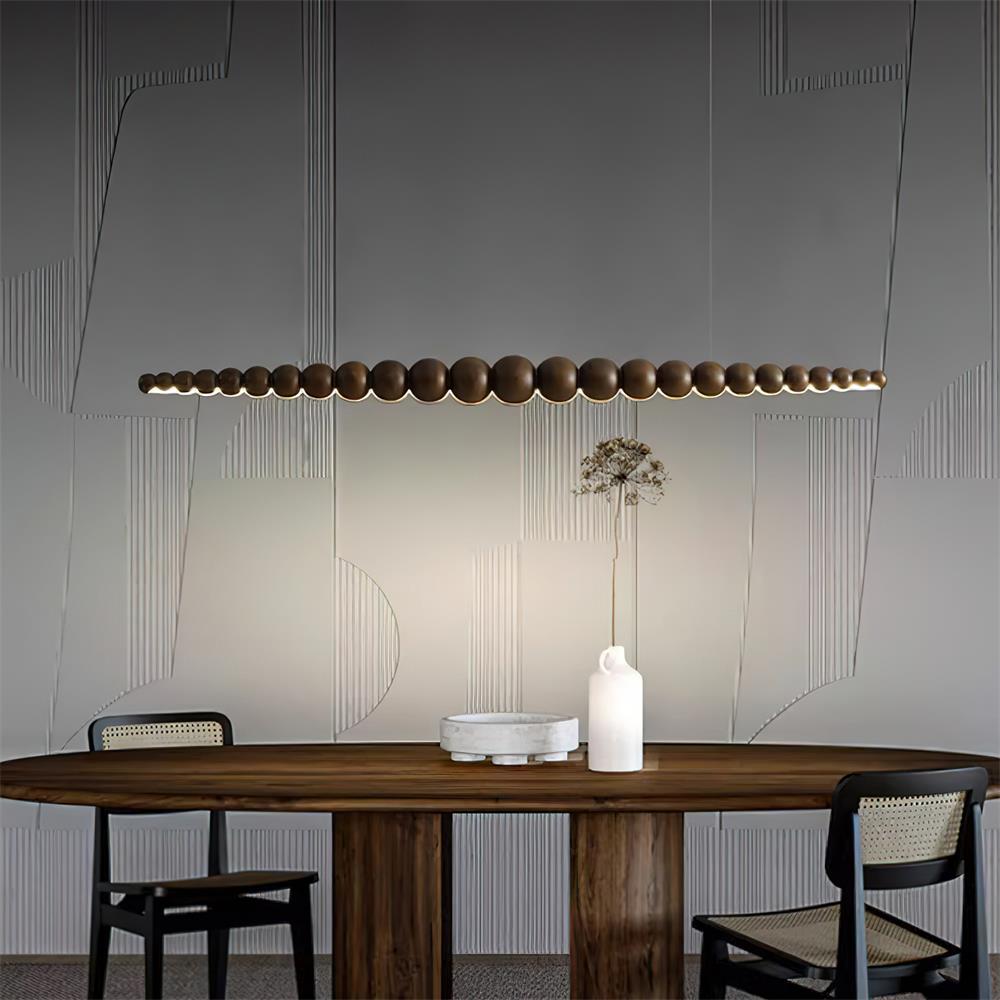Favon Beaded candelabru din lemn