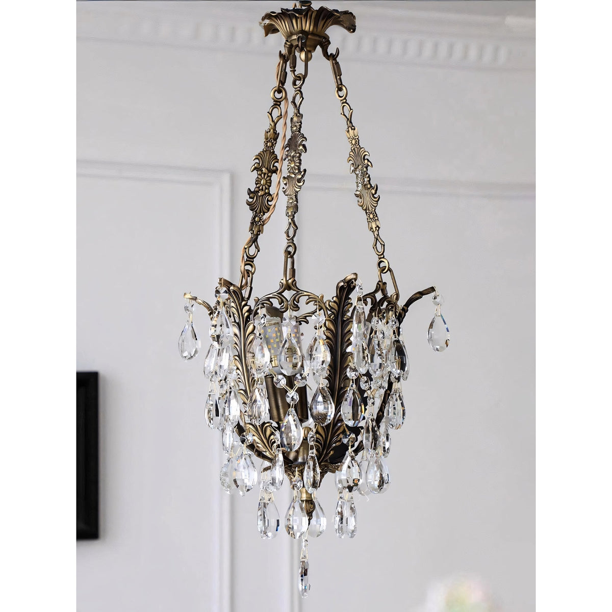 Opalina candelabru din cristal