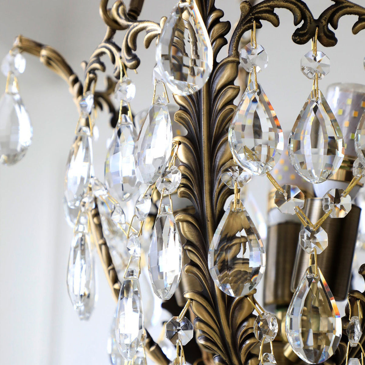 Opalina candelabru din cristal