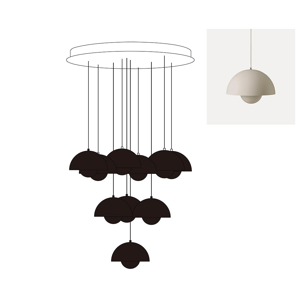 Indigle candelabru