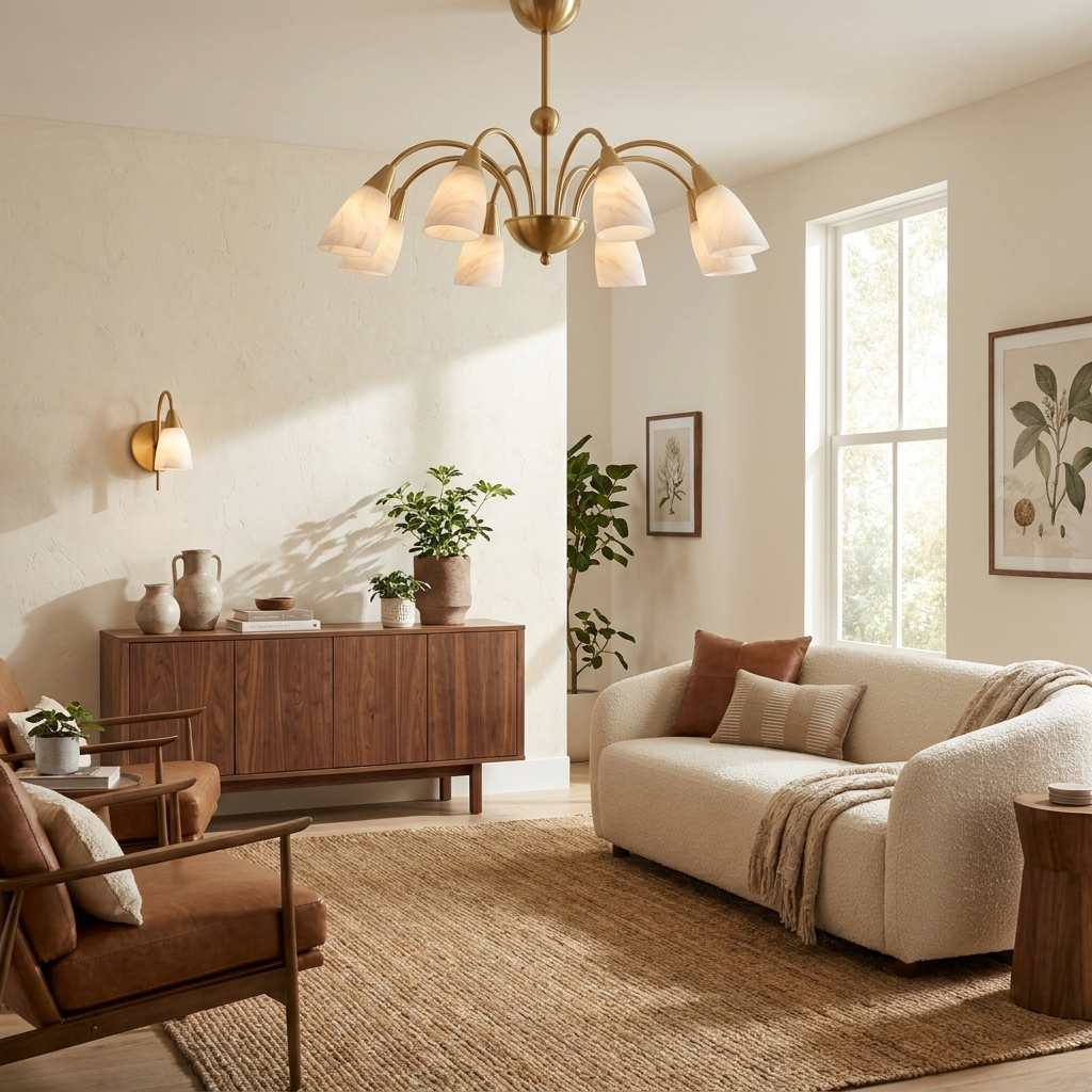 Uxford candelabru din alabastru