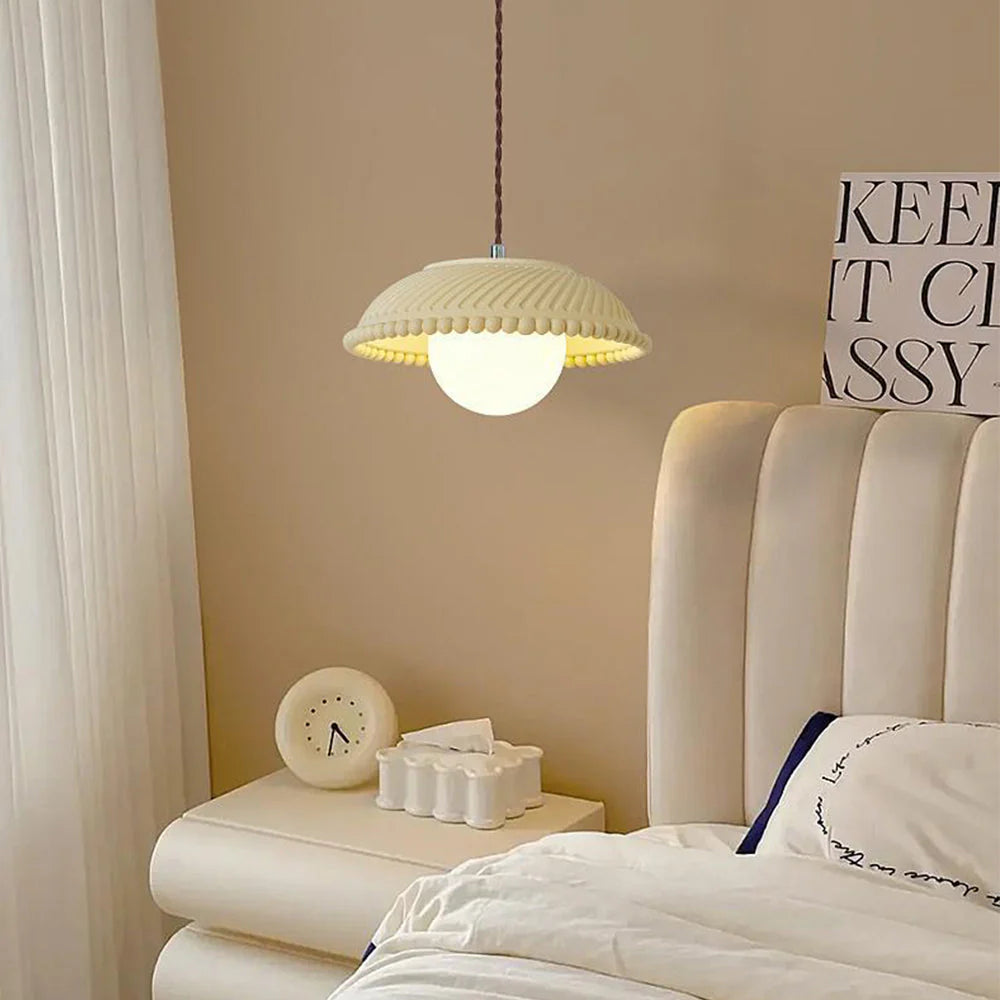 Aria lampă suspendată modernă din metal/sticlă/rășină pentru living/cameră de zi/studiu, pentru dormitor