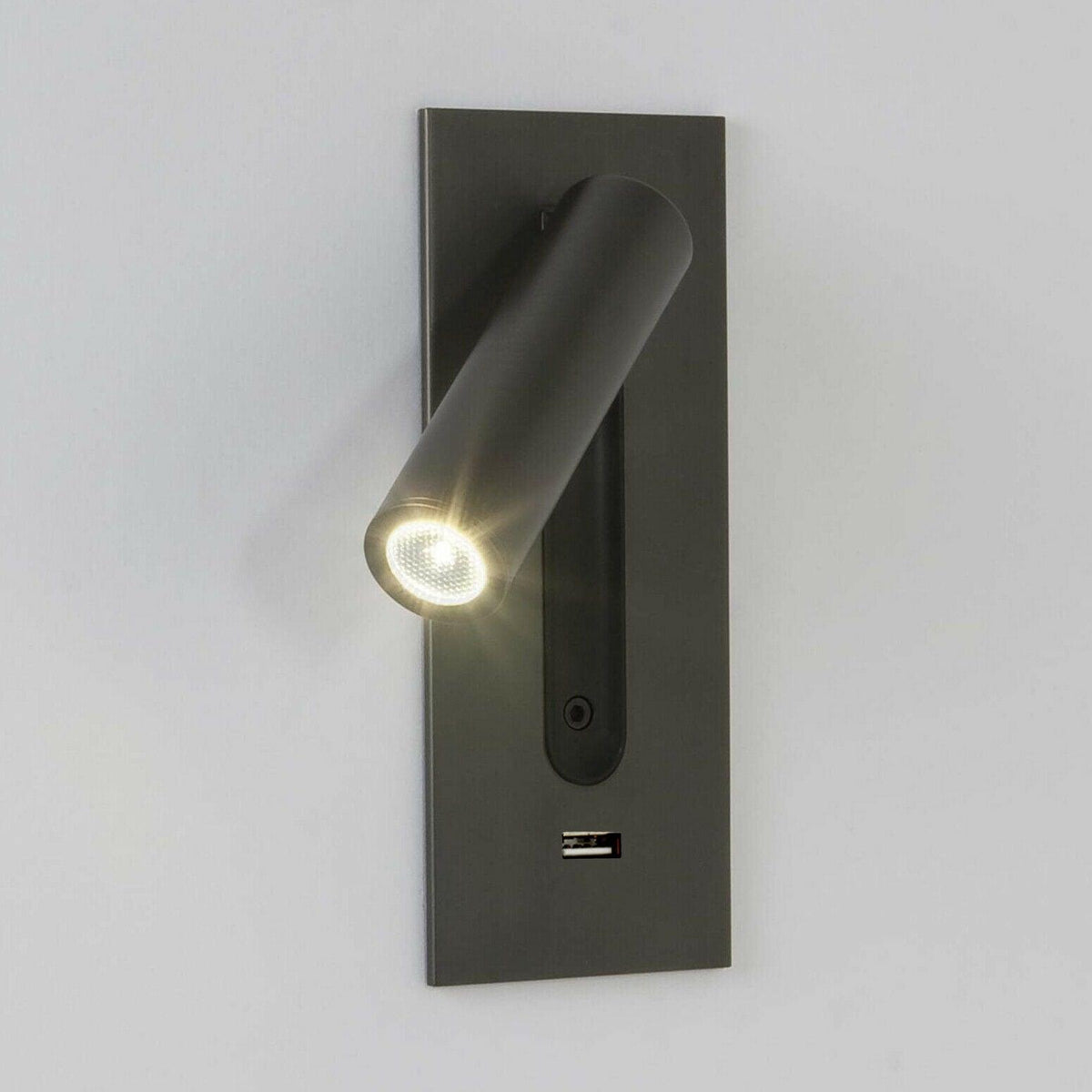 Sothis aplică de perete modernă minimalistă pentru pat USB negru