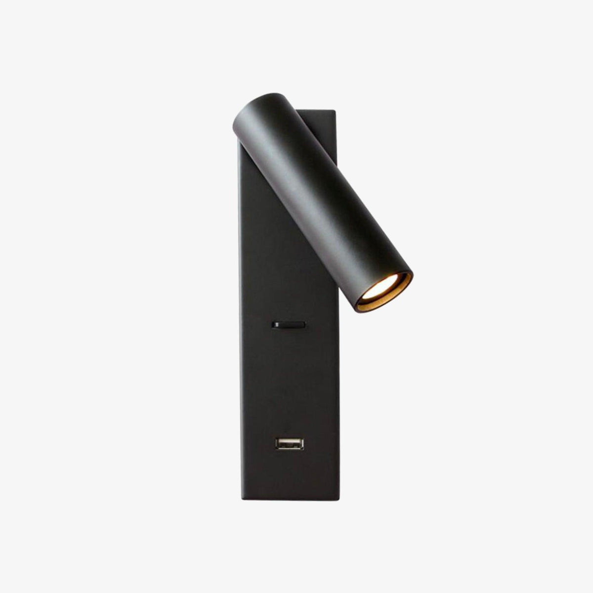 Sothis aplică de perete modernă minimalistă pentru pat USB negru