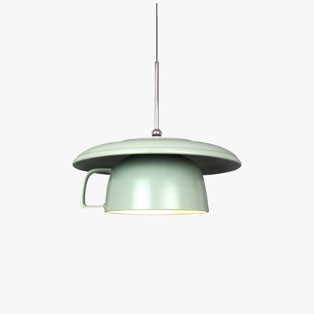 Valentina lampă suspendată ceramică în formă de cupă cu aspect rustic pentru living