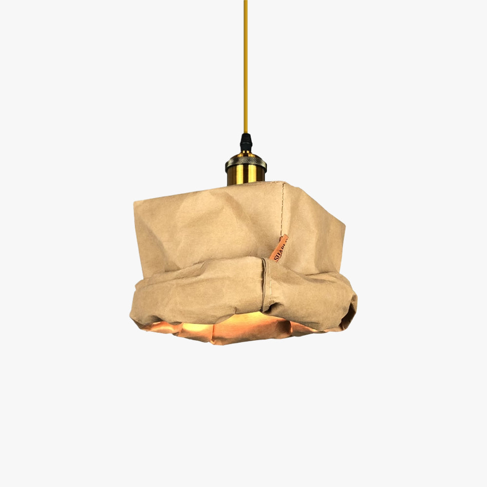 Valentina Vintage Cup metal hârtie lampă suspendată living dormitor