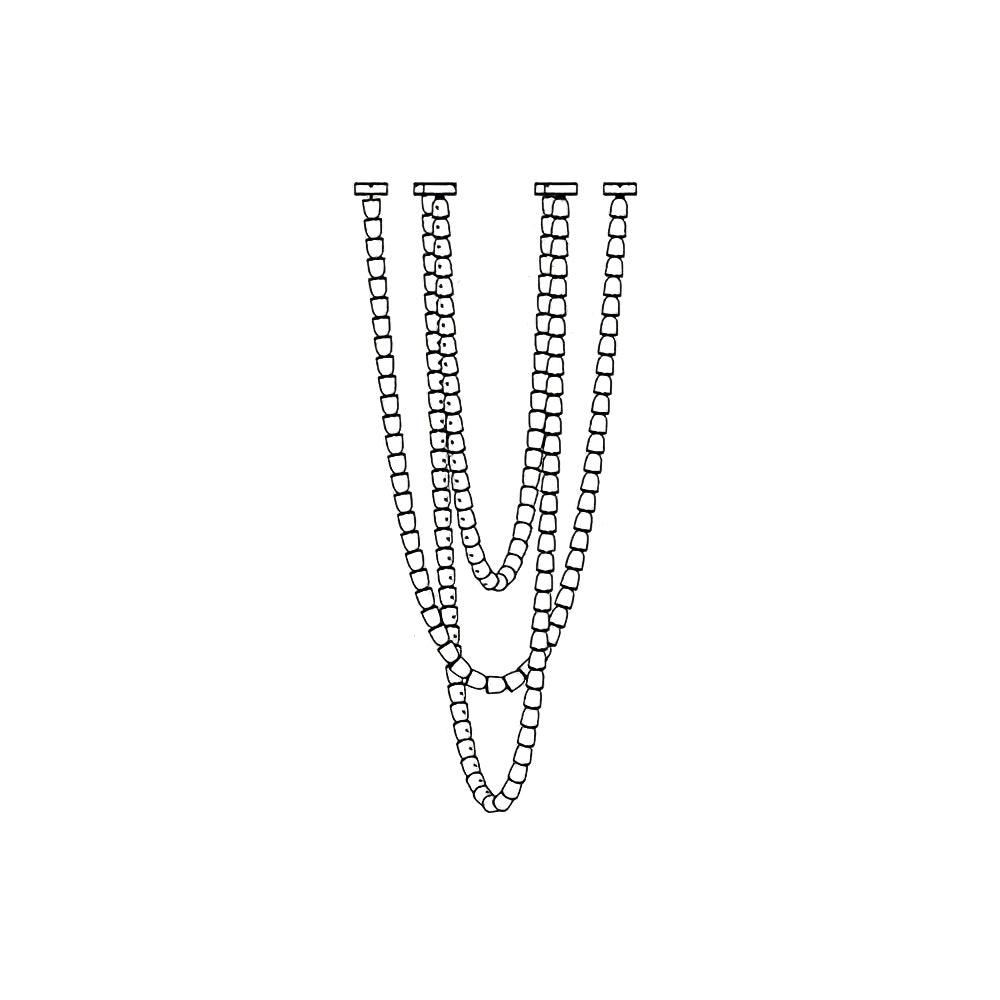 Nexus candelabru din cristal, cromat