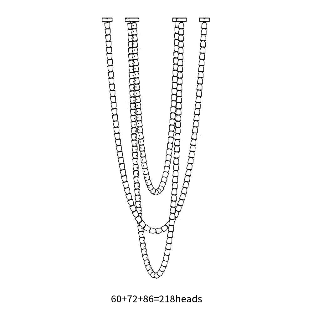 Nexus candelabru din cristal, cromat