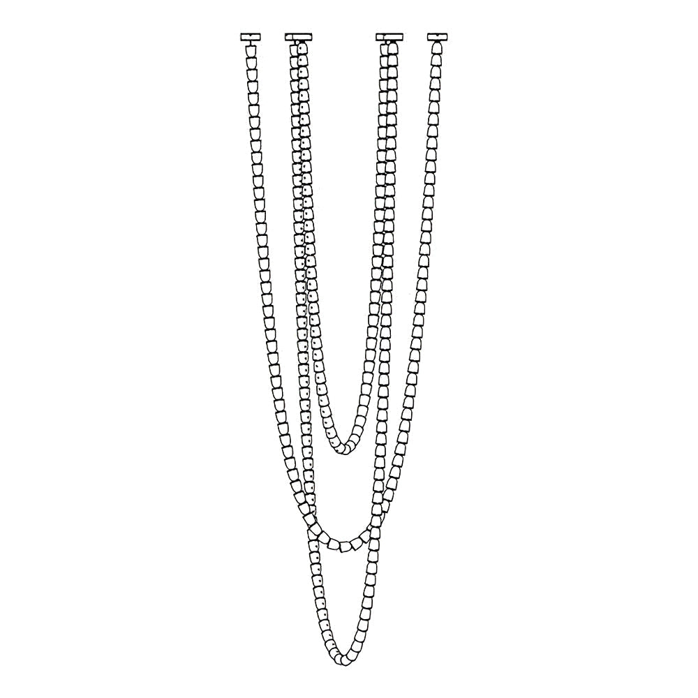 Nexus candelabru din cristal, cromat