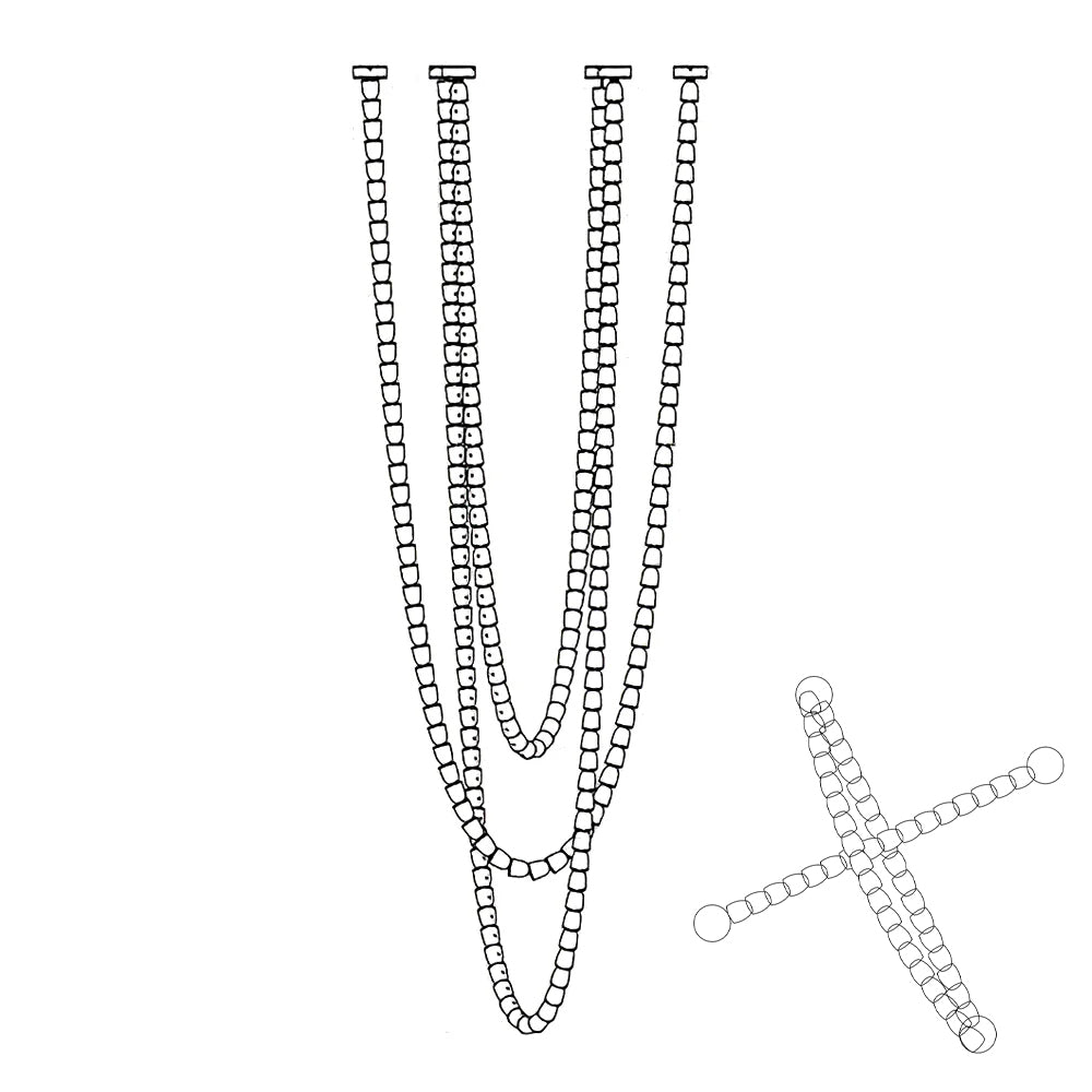 Nexus candelabru din cristal, cromat