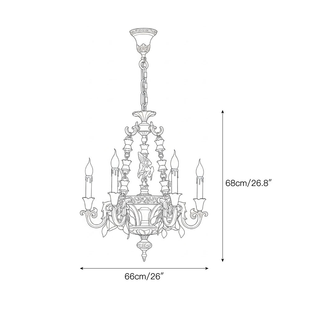 Oriuira candelabru din alamă