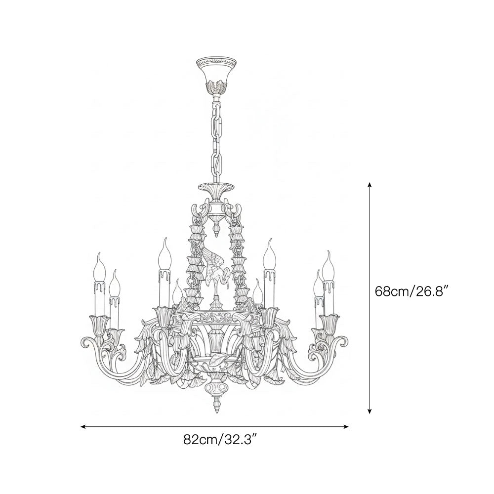 Oriuira candelabru din alamă