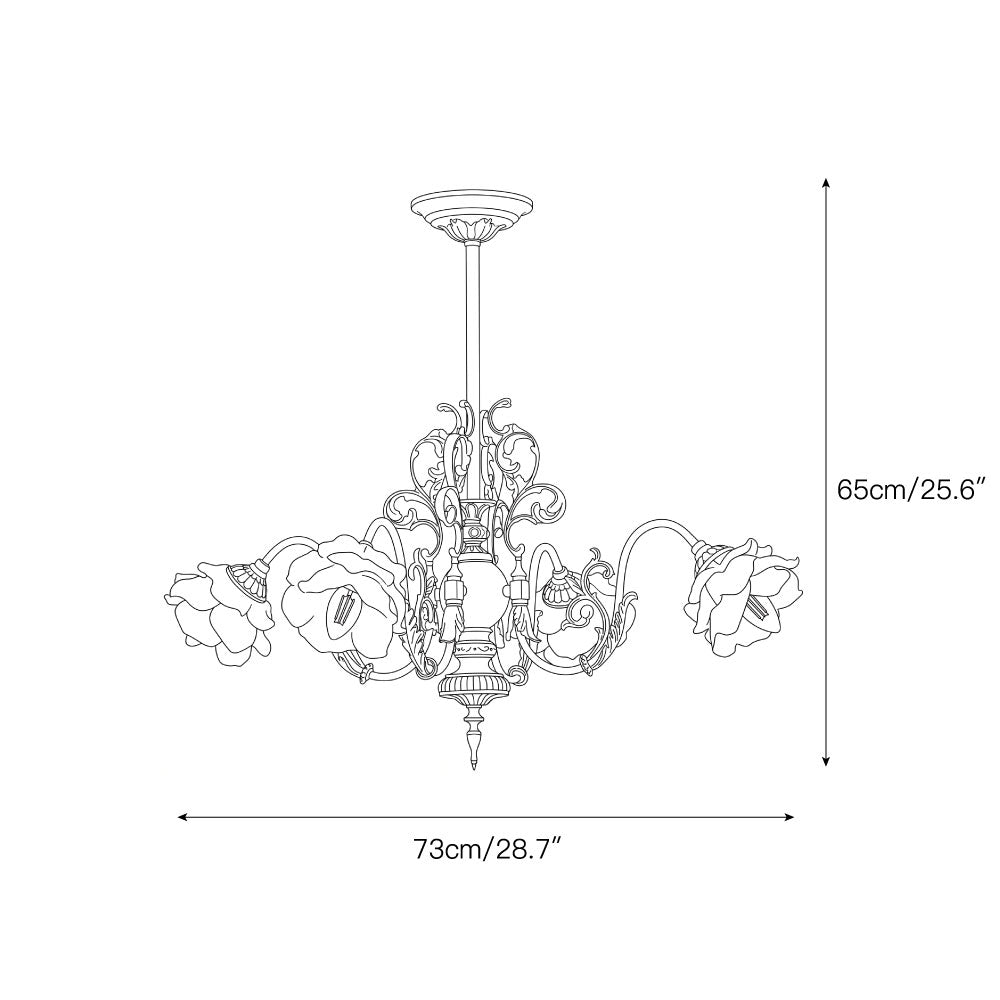 Georgian Gardens candelabru