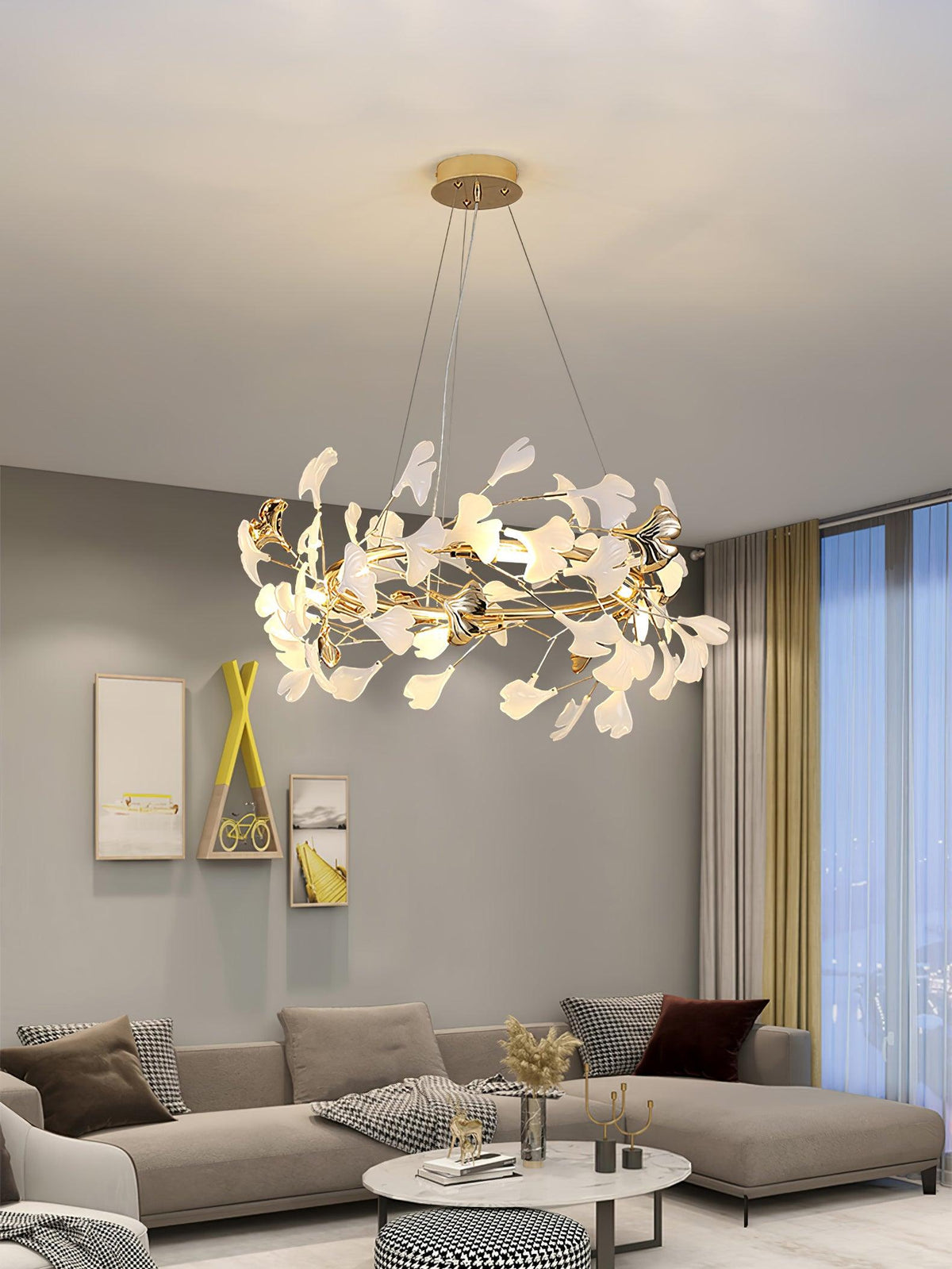 Vixu candelabru Postmodern de lux Gingko Ceramics
