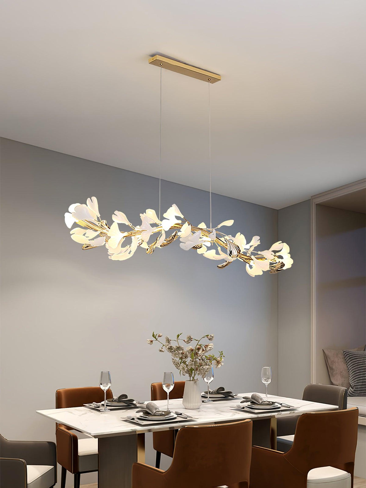 Vixu candelabru Postmodern de lux Gingko Ceramics
