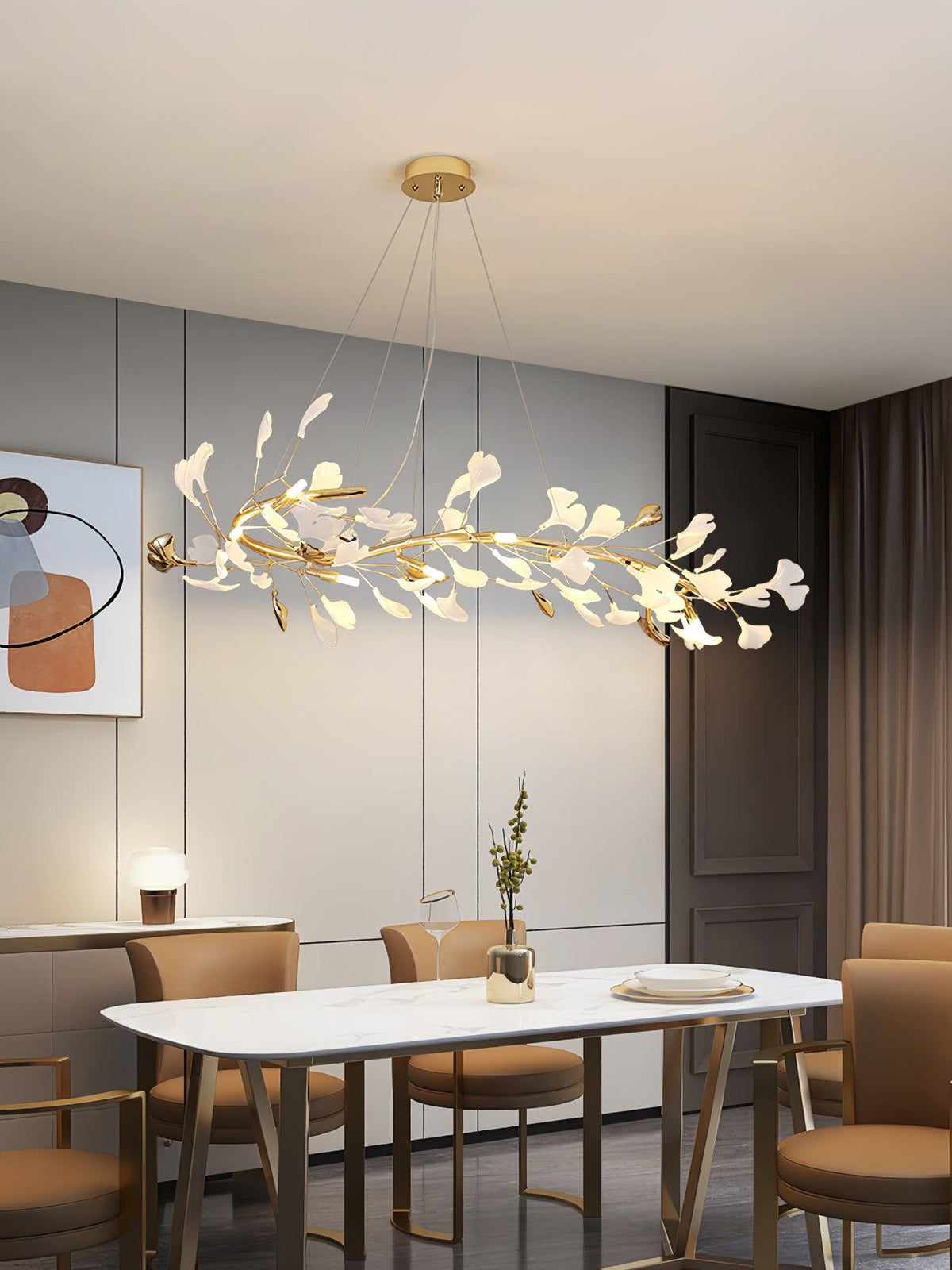 Vixu candelabru Postmodern de lux Gingko Ceramics