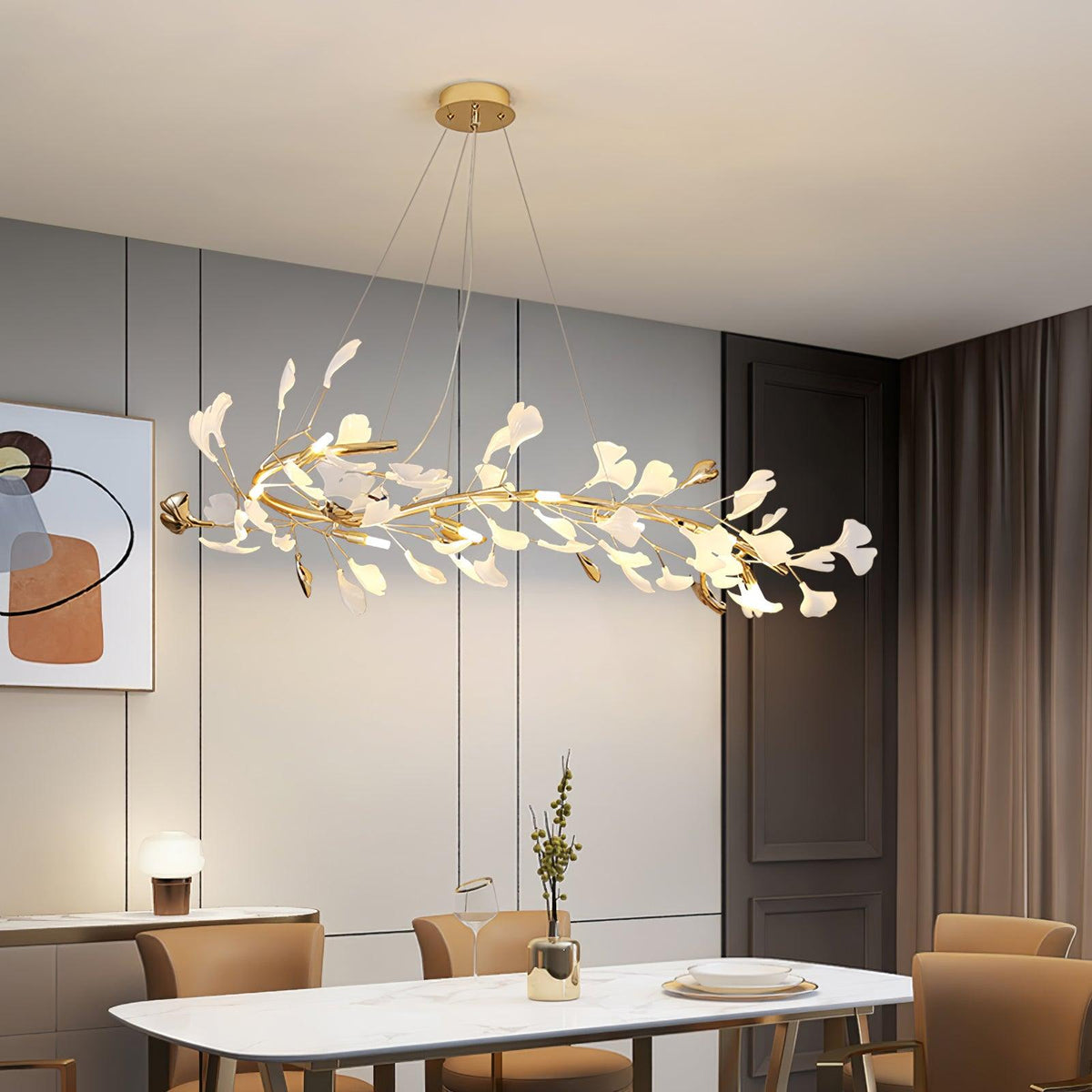 Vixu candelabru Postmodern de lux Gingko Ceramics