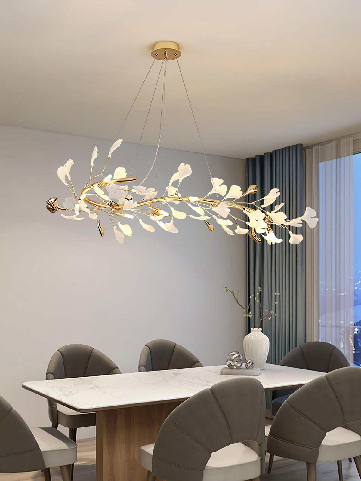 Vixu candelabru Postmodern de lux Gingko Ceramics