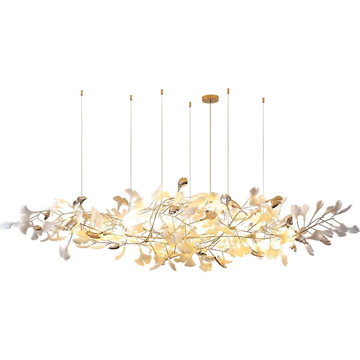 Sovell candelabru Postmodern de lux Ginkgo Cloud Ceramics