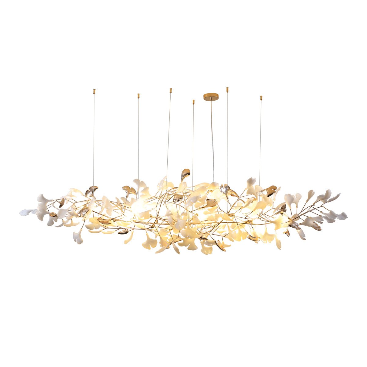 Sovell candelabru Postmodern de lux Ginkgo Cloud Ceramics