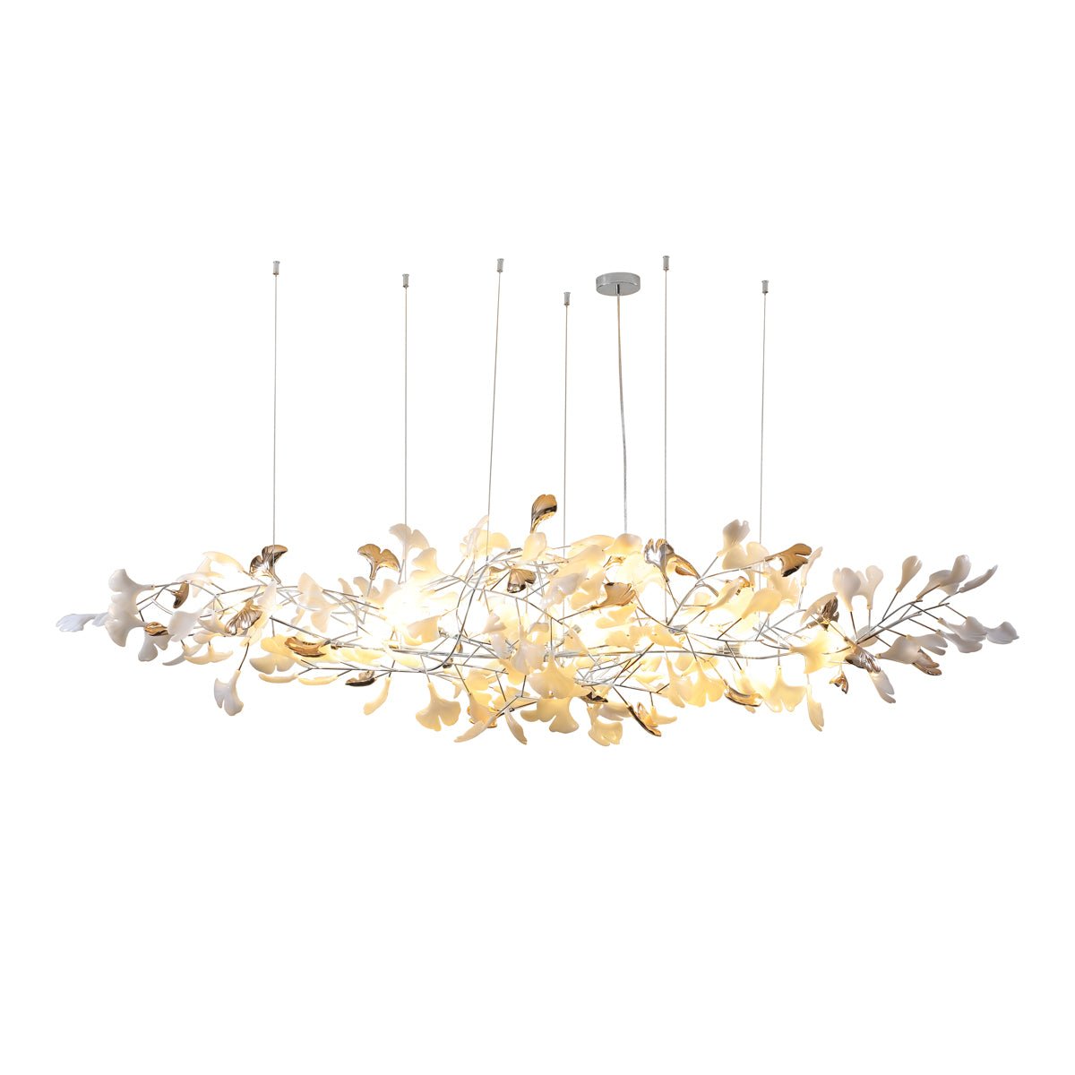 Sovell candelabru Postmodern de lux Ginkgo Cloud Ceramics