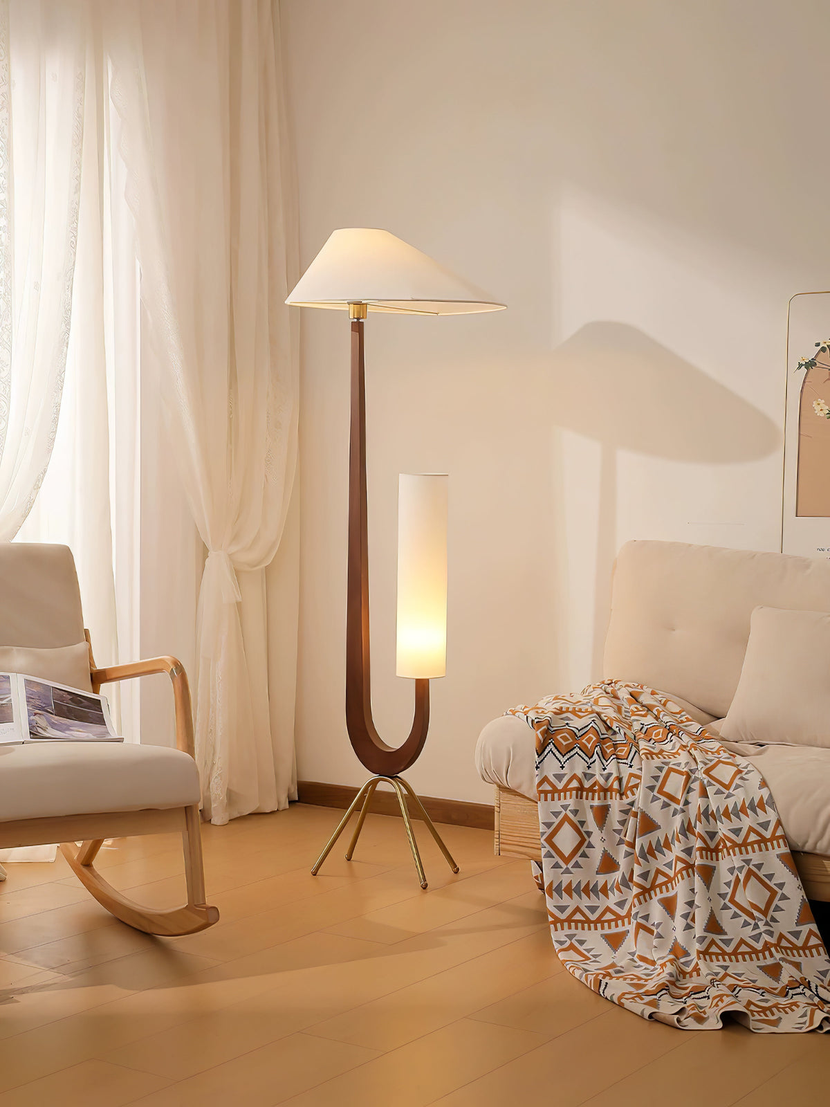 Novael lampadar din Pânză Scandinavian